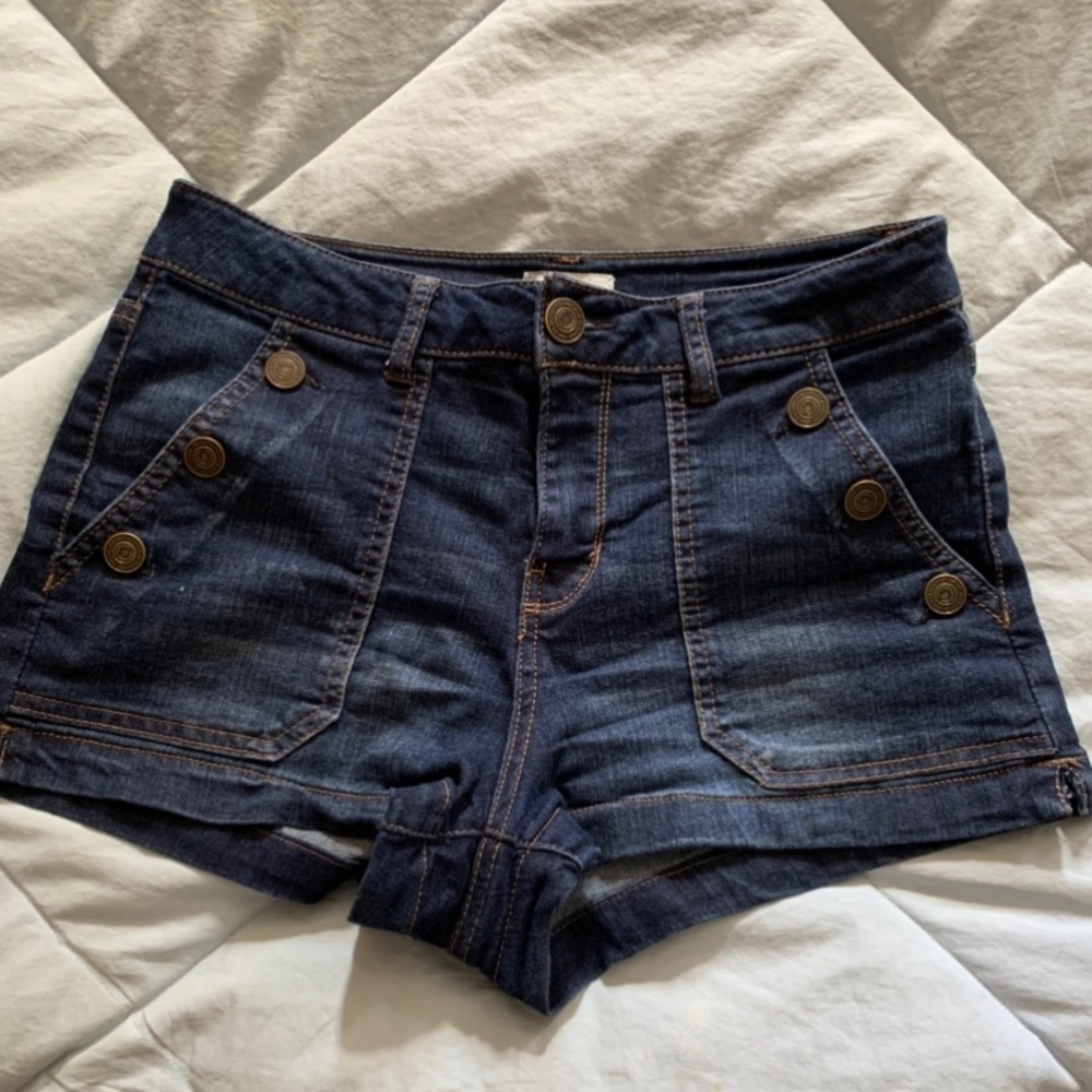 Denim shorts